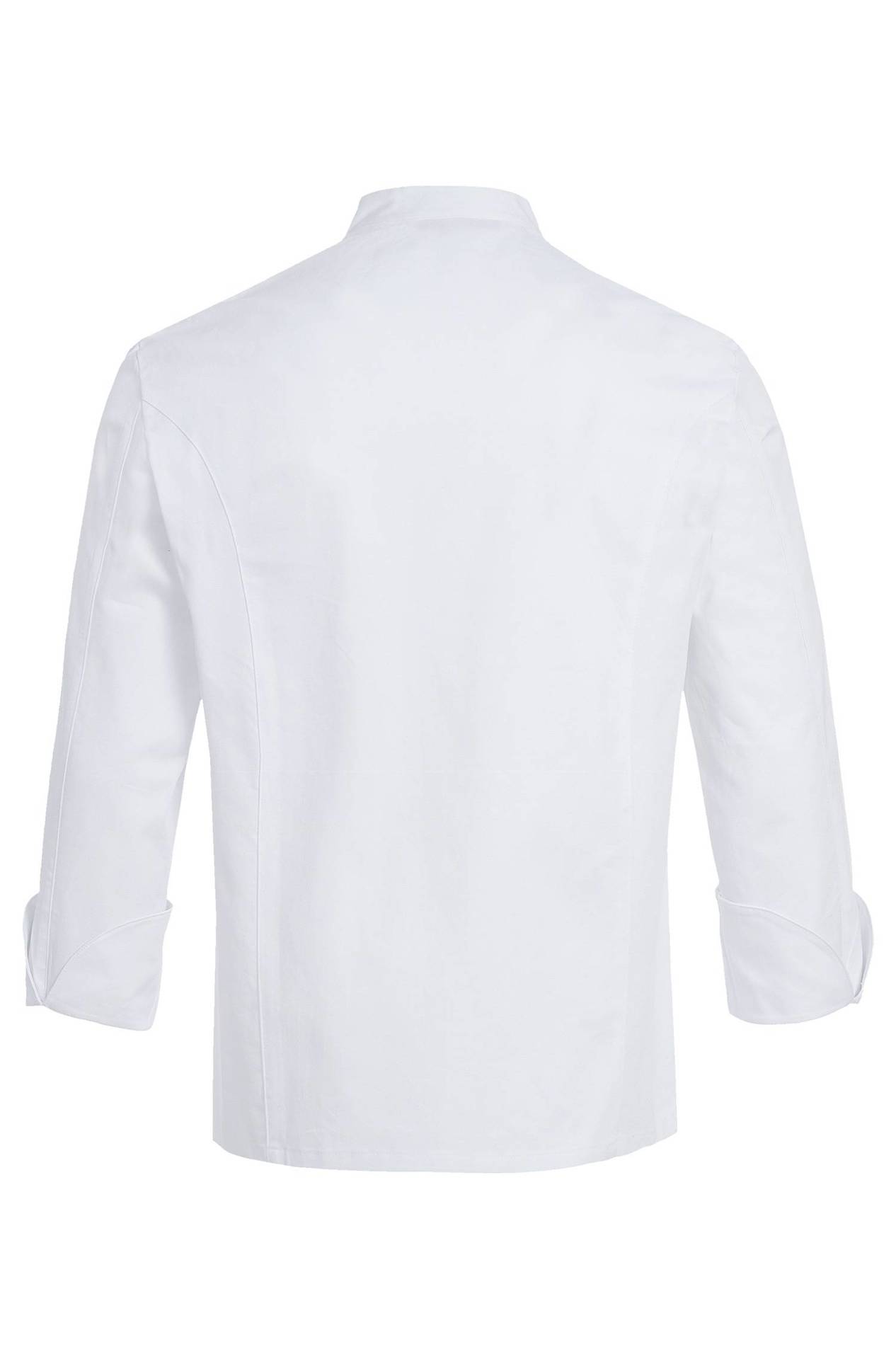 Herren-Kochjacke Baumwolle Herren-Kochjacke 5566.1900 in Weiss, Rückansicht