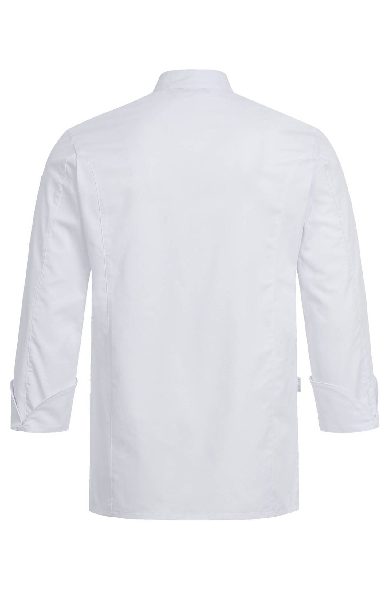 Herren-Kochjacke einreihig 5569.6220 Herren-Kochjacke einreihig 5569.6220 in Weiss, Rückansicht