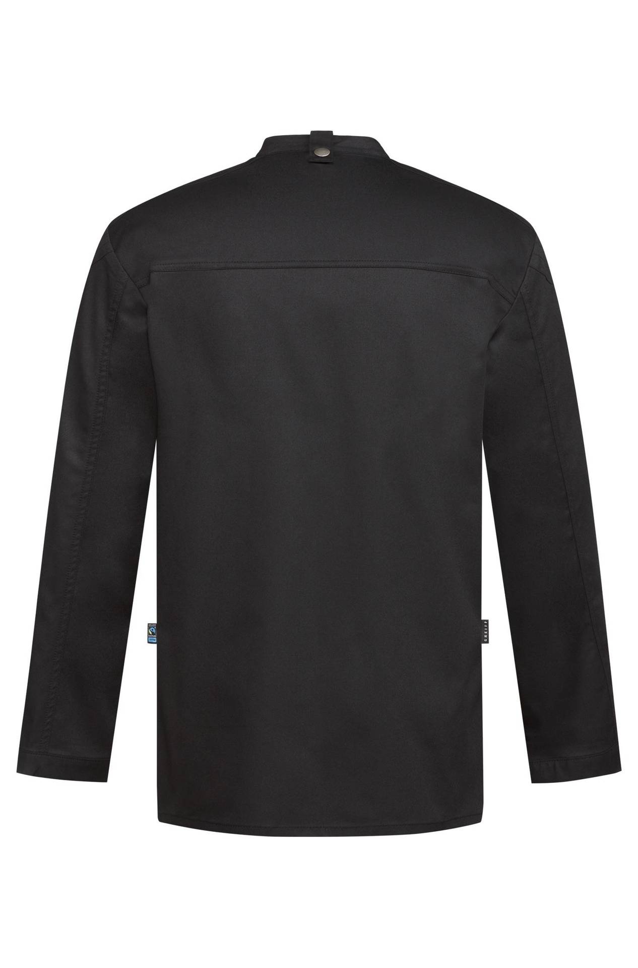 Herren-Kochjacke im Bikerstyle Herren-Kochjacke im Bikerstyle 5572.6220 in Schwarz, Rückansicht