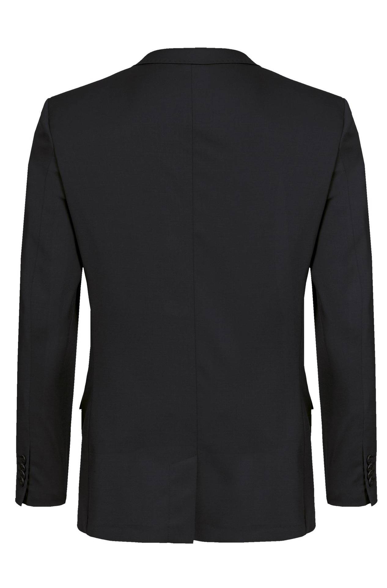 Herren-Sakko Slim Fit Modern 37.5 Gabardine Herren-Sakko Slim Fit Modern 37.5 1127.2820 in Schwarz, Rückansicht