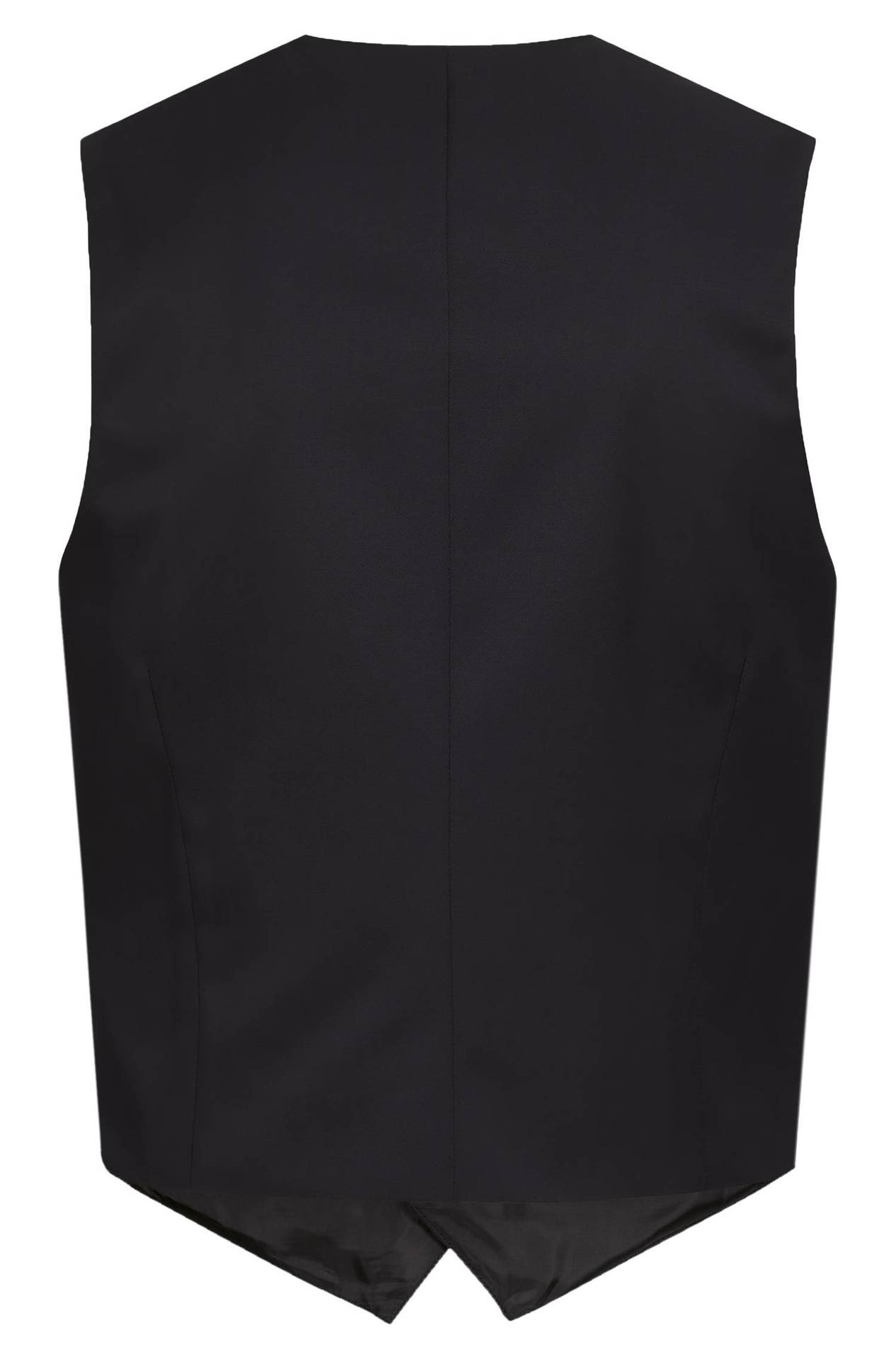 Herren-Weste Basic Herren-Weste Basic 1225.7000 in Schwarz, Rückansicht