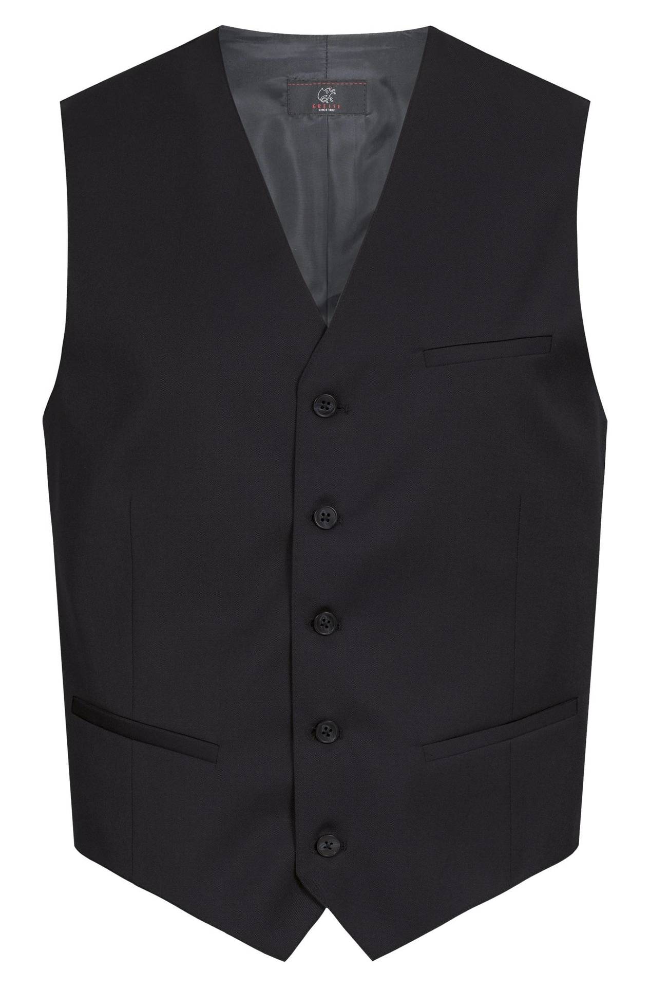 Herren-Weste Basic 1225.7000, Schwarz Herren-Weste Basic