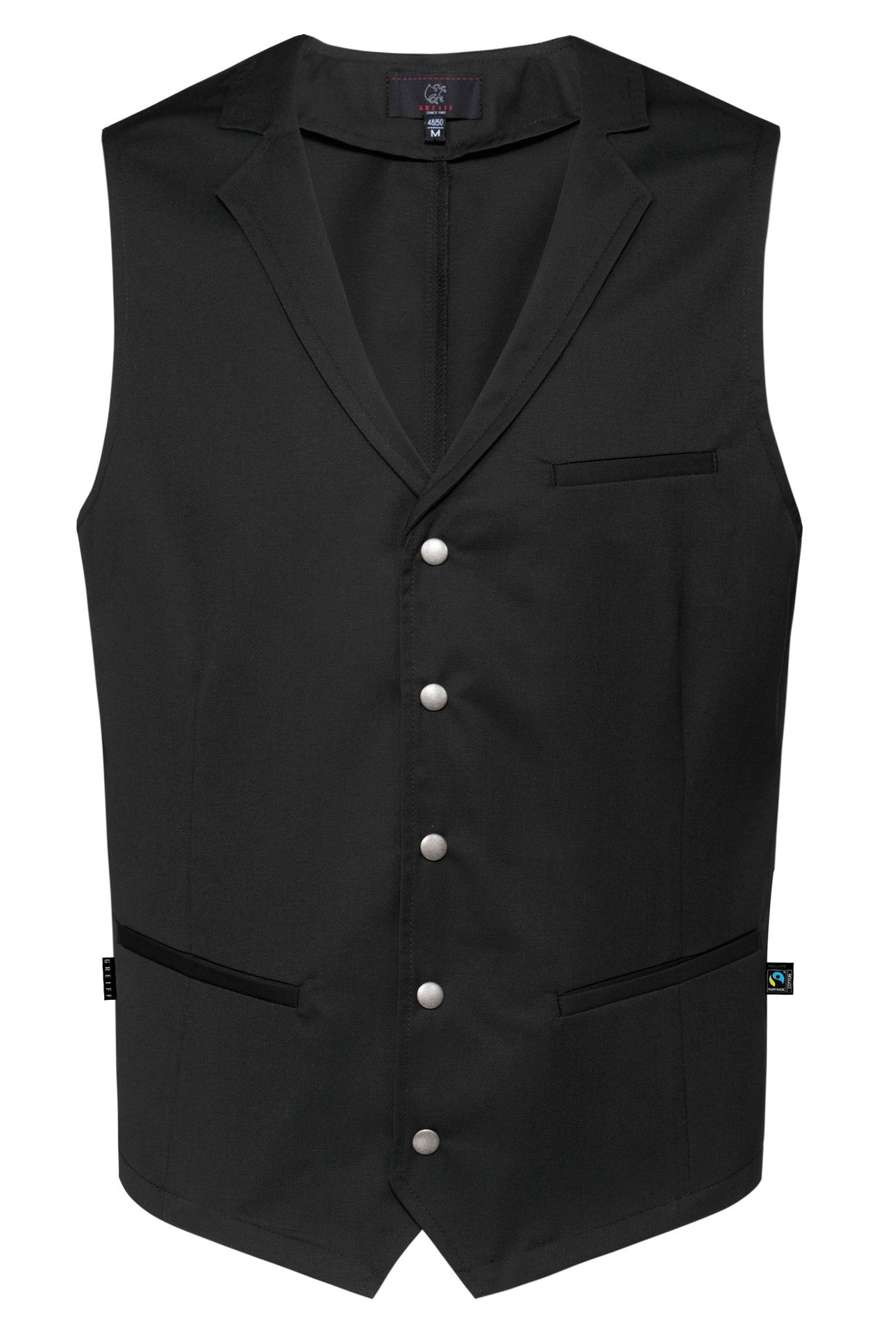 Herren-Weste Service 1609.6400, Schwarz Herren-Weste Service
