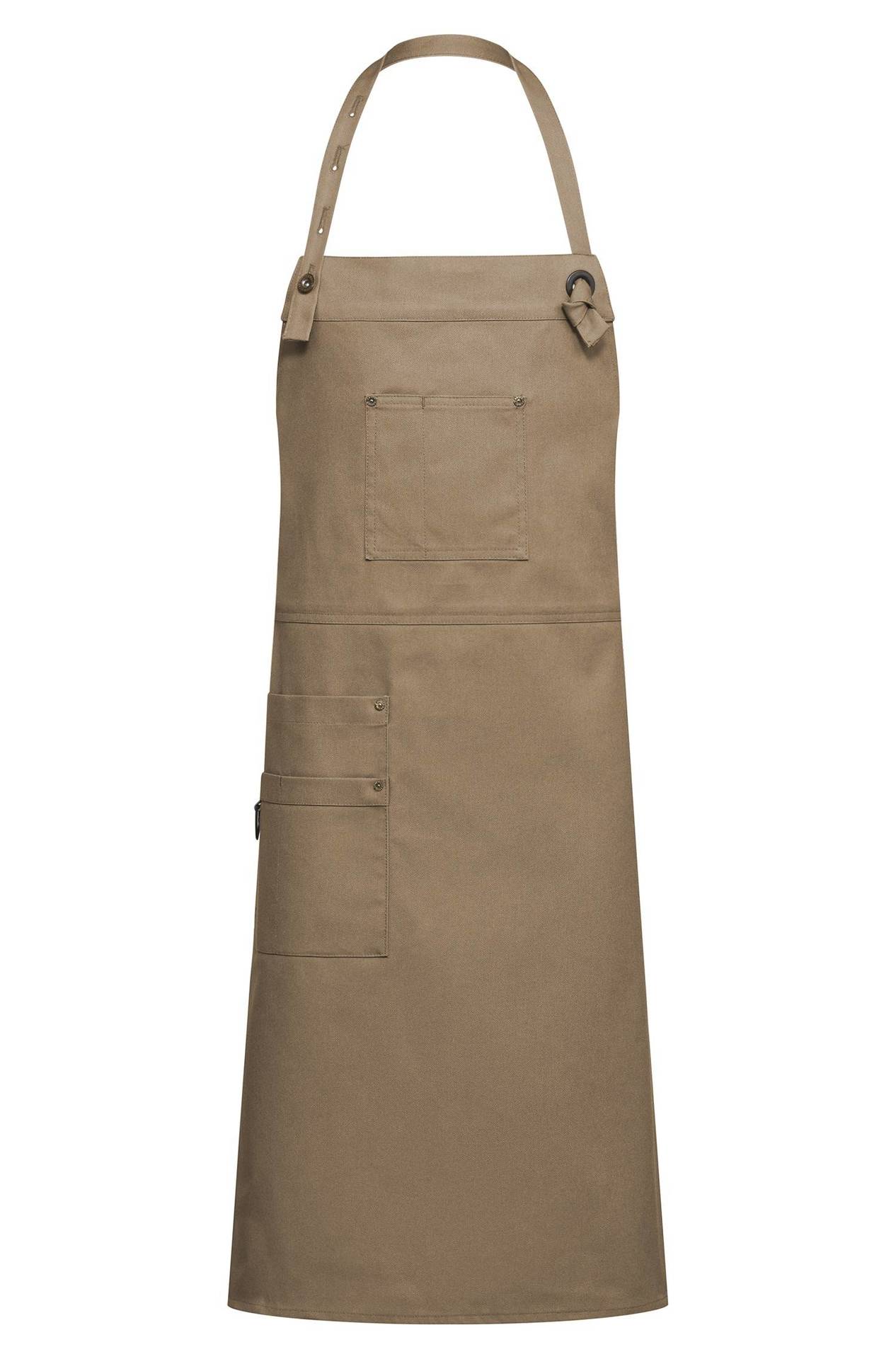 Latzschürze Canvas 4049.6425, Sand Latzschürze Canvas