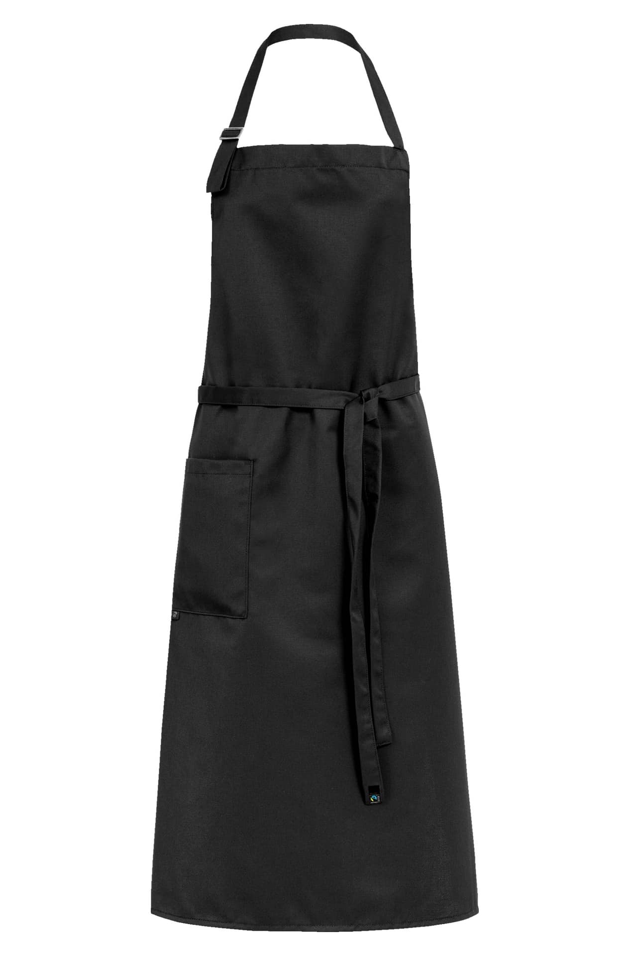 Latzschürze mit Tasche 4412.6400, Schwarz Latzschürze mit Tasche 4412.6400